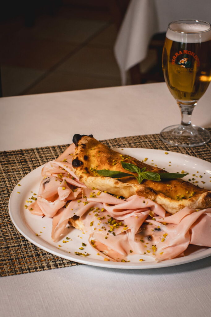 Calzone aperto